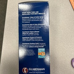 Guardsman Furniture Care Starter Kit for Fabric, Wood & Leather New Open Box