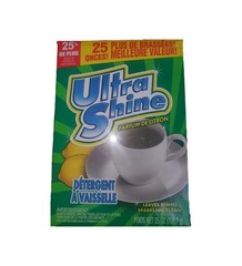 Ultra Shine Lemon Scented Dishwasher Detergent 25 Oz 2pack