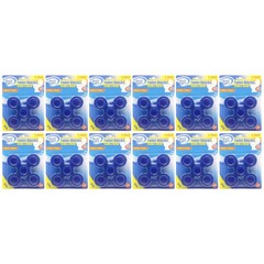 Blue Toilet Bowl Blocks / Tablets – Clean & Fresh, 5 Count (Pack of 12)