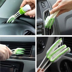 Mini Duster for Car Air Vent 3 Automotive Air Conditioner Cleaner and Brush