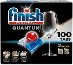Quantum Powerballs Dishwashing Detergent Gel Tabs 3.52 Lb, 100 Tabs
