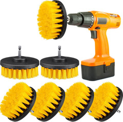 Remerry 6 Pcs Drill Brush Attachment Power Scrubber Cleaning Kit Multi Purpose S