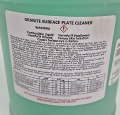 MSC Industrial Granite Inspection Surface Plate Cleaner 1 Gallon Jug