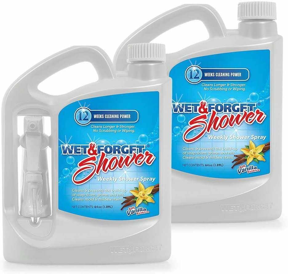 Wet & Forget Weekly Shower Cleaner Spray 64 oz – 2 pack