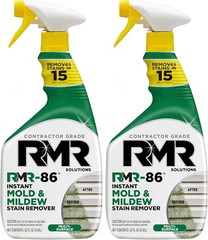 RMR-86 Instant Mold and Mildew Stain Remover Spray – Scrub Free Formula, 2 Pack