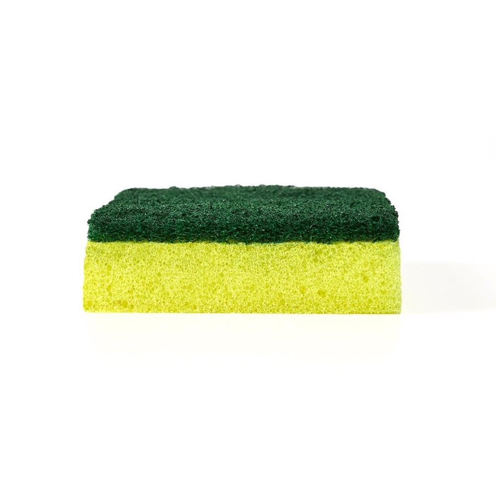 Brillo 21031 Polyester All Purpose Scrubber Sponge 4.5 Lx2.75 Wx0.8 D in. 8 Pack