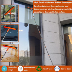 20+ Feet High Reach Duster Kit with 3-14 Ft Extension Pole // High Ceiling Dusti