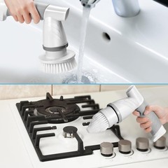 Electric Spin Scrubber, Electric Cleaning Brush Bathroom Shower Scrubbing Cle…