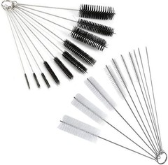 Nylon Straw Brush Cleaner Bottle Tube Pipe Small Long Cleaning 10Pcs Set USA
