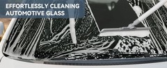 Floor Squeegee with 180° Rotating Head, Squeegee for Floor with 52” Long