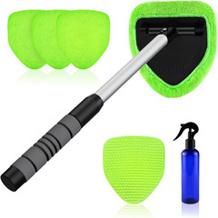 Windshield Cleaner Tool – Car Interior Window Cleaning Kit with Extendable Handl