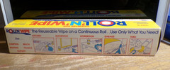 Vtg 80’s Roll ‘N Wipes Cloths Reusable Towels Handi Wipes 18 feet x 11 3/4″ NOS