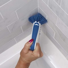 Dual-Action 2-in-1 Bathroom Grout & Corner Scrubber