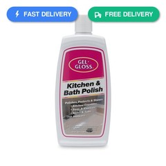 Gel-Gloss Home Kitchen & Bath Polish – Carnauba Wax Formulation, 16 oz.