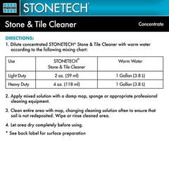 StoneTech Stone and Tile Cleaner 128 Fl Oz pH Neutral Daily Cleaner Fresh Scent