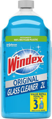 Original Blue Glass Cleaner Spray Refill, 2 L Bottle Made from 100% Ocean Bound