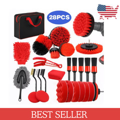 28Pcs Professional Car Detailing Kit | Complete Interior & Exterior Car Cleaning