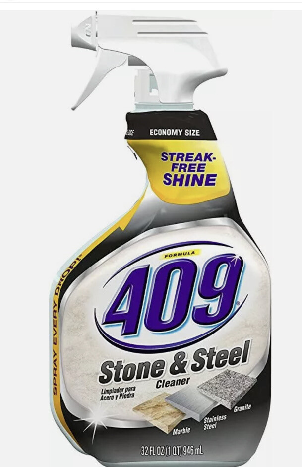 Formula 409 Stone and Steel Cleaner Spray Bottle 32 oz Marble Stainless Granite