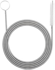 Stainless Steel 61-Inch Drain Brush – Soft Nylon Bristles for Gentle Pipe Care