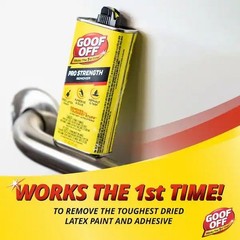 Goof Off (6 fl. oz). Professional Strength Remover for Paint ,Adhesive and glues