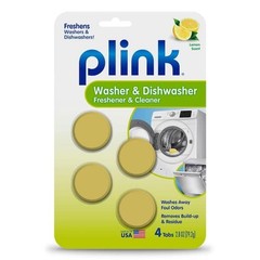 Plink 4-Count Washer and Dishwasher Freshener and Cleaner
