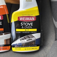 Weiman Products 3-in-1 Clean + Degrease + Protect Stove and Oven 24 Fluid ounce