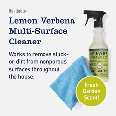 Mrs Meyer’s All-Purpose Cleaner Spray, Lemon Verbena, 16 oz & Non-Abrasive…