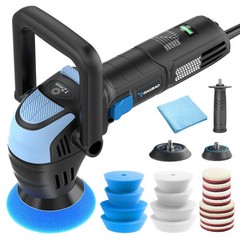 2Inch/3Inch 750W Mini Polisher with 16 Pads for Car Detailing & Waxing