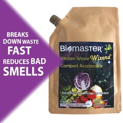 Kitchen Waste Wizard Compost Accelerator – 50g – Natural