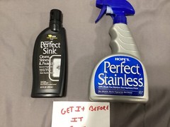 Hope’s Perfect Sink & Perfect Stainless (Lot of 2)