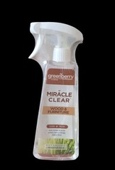 GREENBERRY Miracle Clear Wood & Furniture Polish Eco Clean Pet Safe Botanical