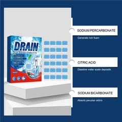 Garbage Disposal Cleaner Deodorizer Tablets, 24 Pack, Quickly Eliminates Odors