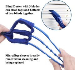 8.5″ Microfiber Blind Cleaner Brush: Lightweight Tool for Hassle-Free Dusting