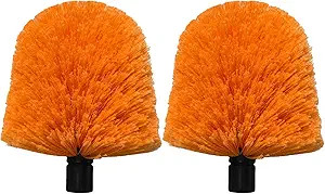 2 Pack Tw1st-On Cobweb Duster Head, Fits Standard 3/4 inch Threaded Poles, Attac