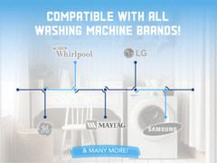 Deep Cleaning Washing Machine Tablets – HE Front Loader & Top Load Washer