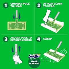 Hair Magnet Heavy Duty Pet Refills, Odor Defense, 32 Count