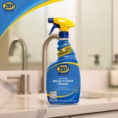 Zep Home Pro One-Pass Mirror & Glass Cleaner – 32 Fl. oz. (Case of 6) – R49606 –