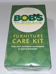 Bobs for Green Living Furniture Care Kit w/ 8oz Fabric/Rug & 8oz Wood Sealed NIB
