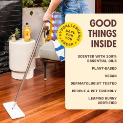 Aunt Fannie’s Hardwood Floor Cleaner Vinegar Free Lemon 32 oz Pack of 1 Makes Up