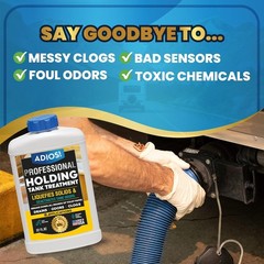 RV Holding Tank Treatment and Deodorizer – Digests Size: 32 Fl Oz (Pack of 1)