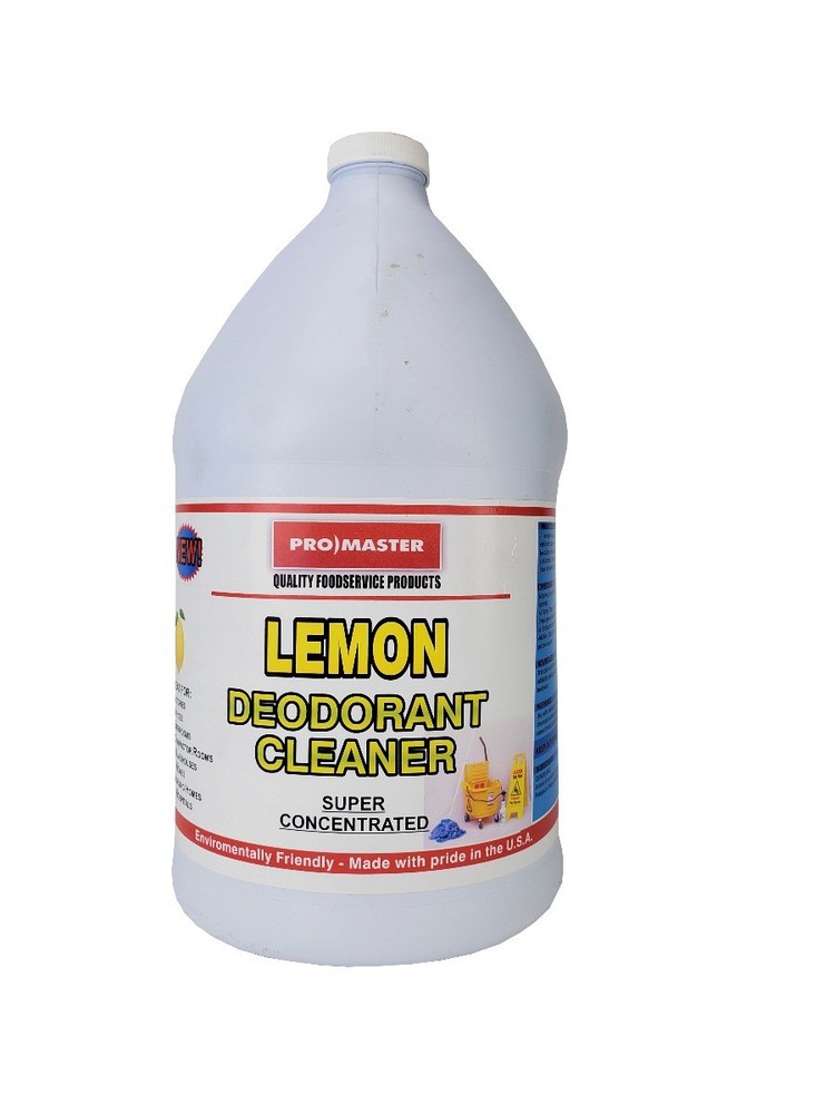 Promaster LM, 1 Gal Lemon Deodorant Floor Cleaner, 4/CS