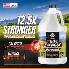 Calyptus 50% Concentrated Vinegar Cleaning Solution 2 Gallon