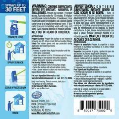 Outdoor Cleaner Spray-On Concentrate 64oz Algae Mold Mildew Stain Remover