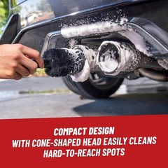 Chemical Guys Soft Bristle Rim & Wheel Cleaning Brush Detailing Tool