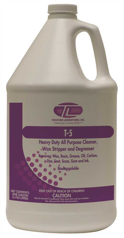 T-5 1 Gal. Purple Heavy-Duty Degreaser Violet – pack of 4