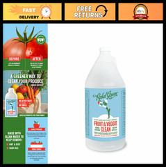Plant-Based Produce Cleaner – Natural Fruit & Veggie Wash – Organic Citrus Extra