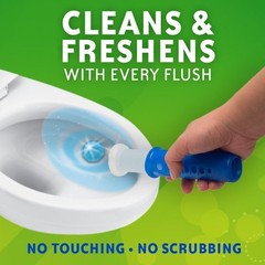 Scrubbing Bubbles Fresh Gel Toilet Cleaning Stamp,Rain shower,Dispenser 4 Refill