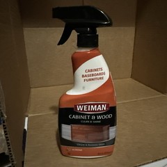 Weiman Cabinet Wood Clean and Shine 16 Oz Fresh Almond Scent Furniture Cleaner