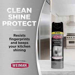 Weiman Stainless Steel Cleaner and Polish, 17oz – 3 Pack – Free Shipping