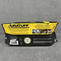 DURATUFF Heavy Duty Auto Wipes XL 100 Count Non-Woven Cleaning Wipes
